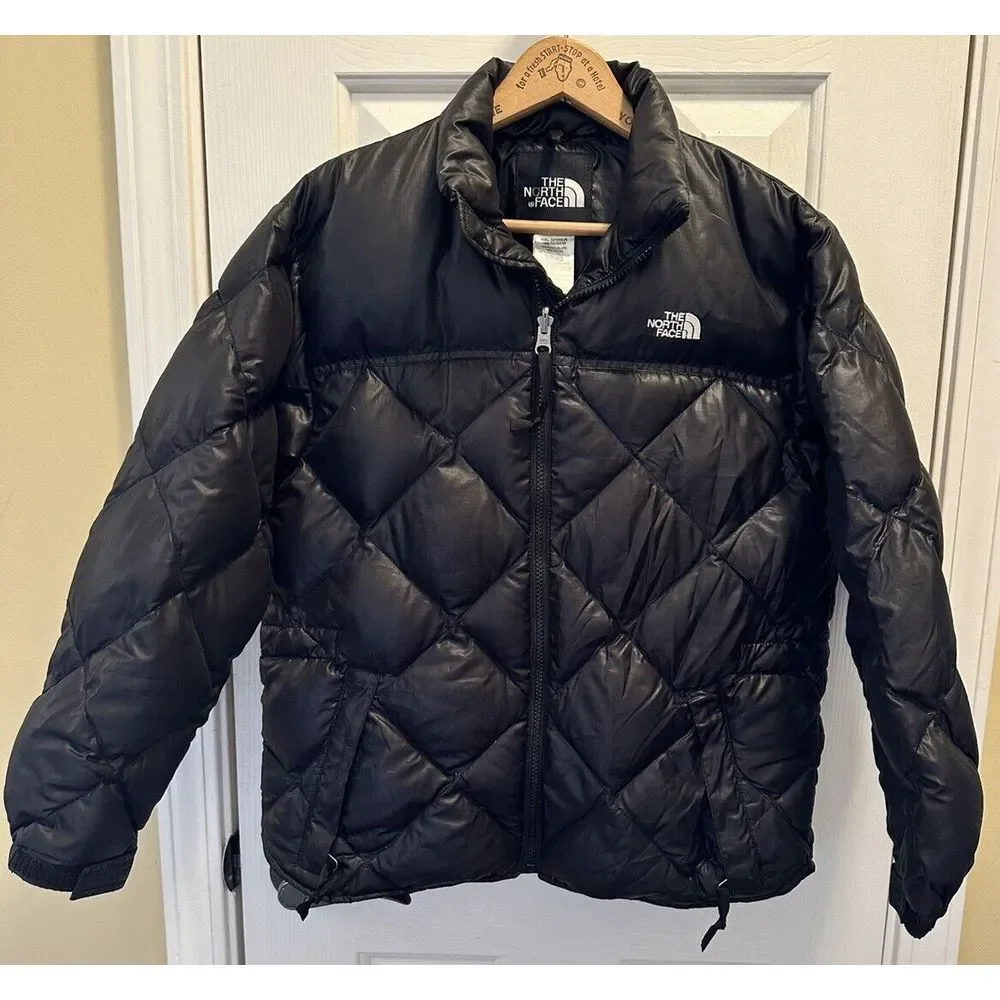 The North Face Goose‎ Down Jacket Children's Large Black Puffer Warm Winter